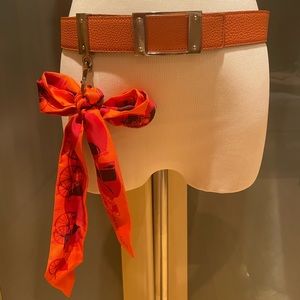 Hermes 2 Piece Buckles ONLY!! Silver Tone